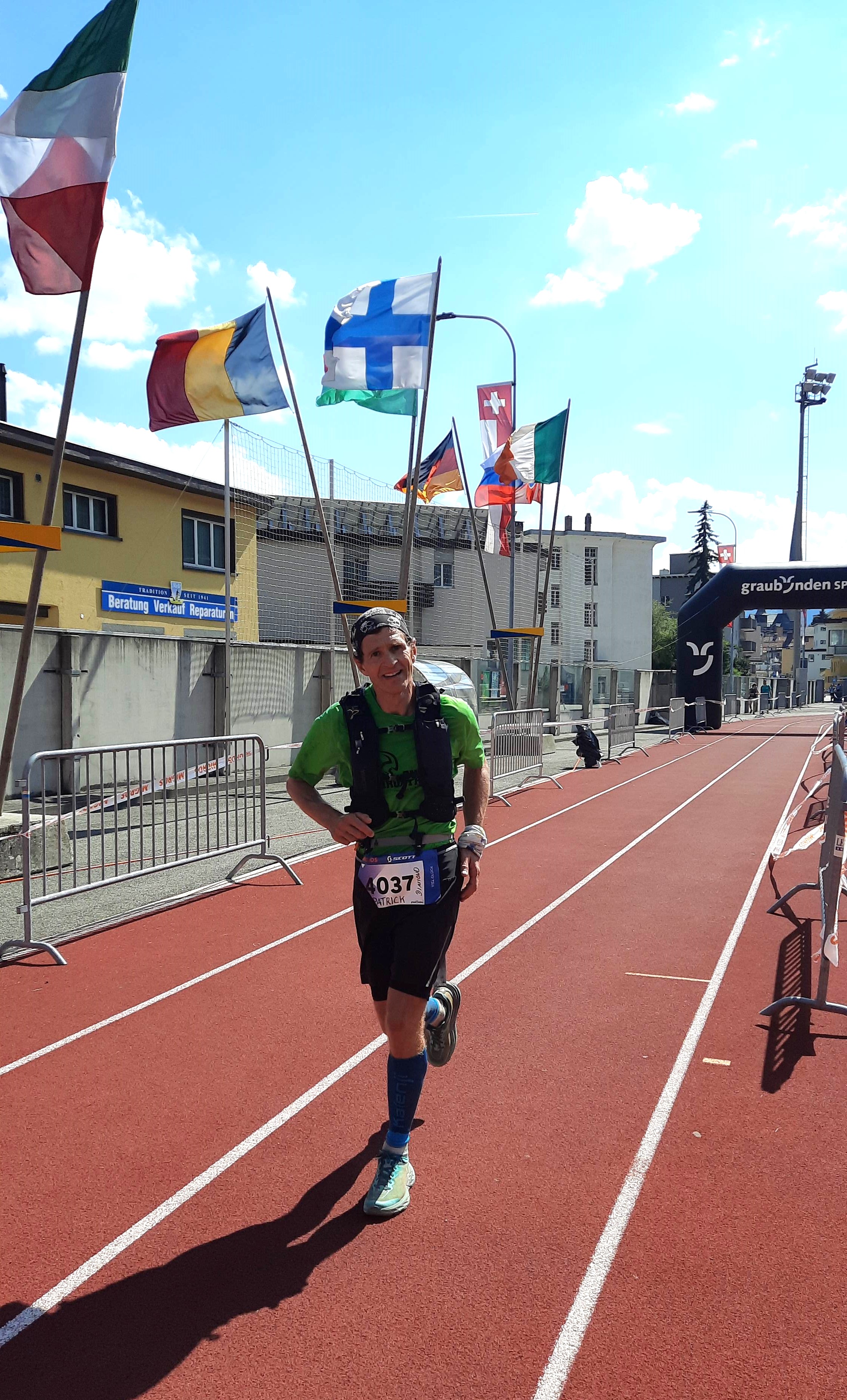 Patrick auf den letzten Metern